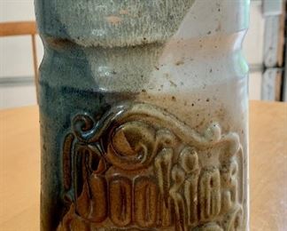 Item 148:  Pottery "Cookie" Jar - 10":  $34