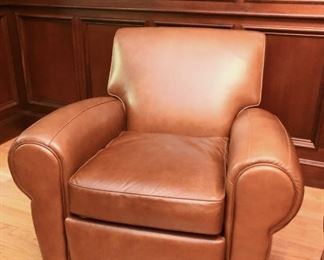 Pottery Barn Manhattan Leather Recliner  $400 Excellent condition. 