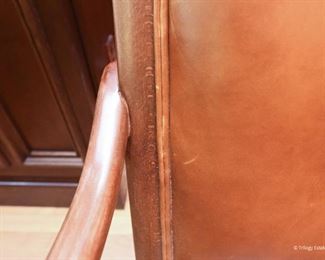 Leather office chair  $95