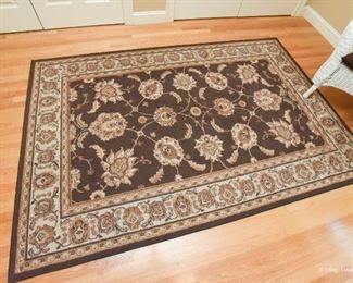 Cotton Brown Area Rug  $85
8’ x 5’3”