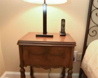 Antique side table  $55
1’9” wide x 1.5” deep x 2’6” tall