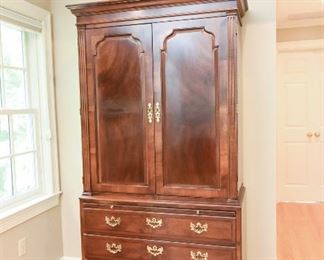 Henredon Aston Court Armoire  $350
6’8” tall, 3’8” wide, 1’8” deep. Excellent condition