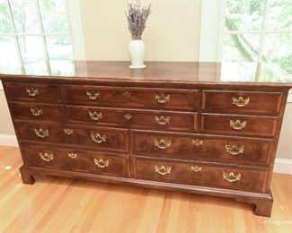 Henredon Aston Court 10-Drawer Dresser  $425
70” wide, 34” tall, 20” deep