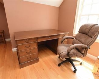 Desk and chair  $95