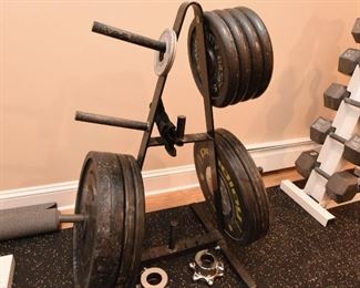 Free weights with your choice of barbell $225