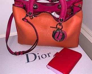Christian Dior handbag with matching wallet in excellent condition  - set $1200