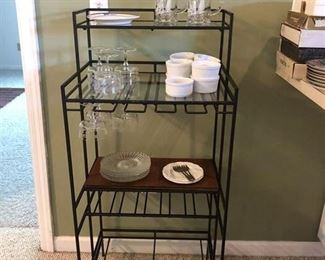 Wine Rack/Shelf w/glass storage