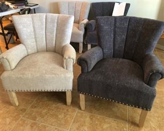 We have 2 of each of these lovely occasional chairs