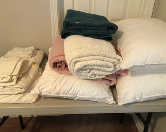 linens and blankets