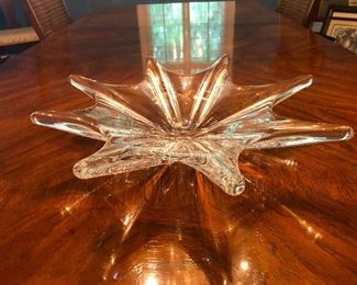Signed Baccarat Crystal Dish