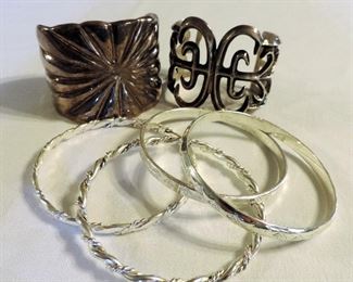 VINTAGE SILVER BRACELETS