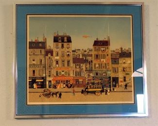 MICHEL DELACROIX FRAMED PRINT