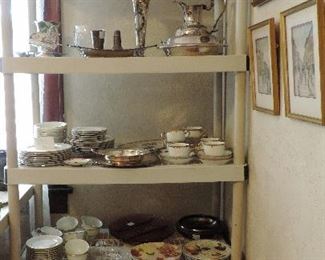 SILVERPLATE, CHINA  & CRYSTAL