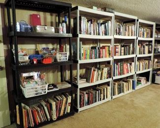 BOOKS: ANTIQUES, NATURE, HISTORY, WESTERN, MYSTERY, FICTION, LITERATURE, TRAVEL  AND OFFICE SUPPLIES