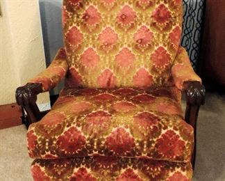 VINTAGE VELVET PLATFORM ROCKER