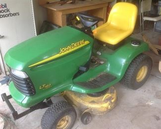 John Deere lawn tractor...presale $950.  Has clean oil and new battery.
