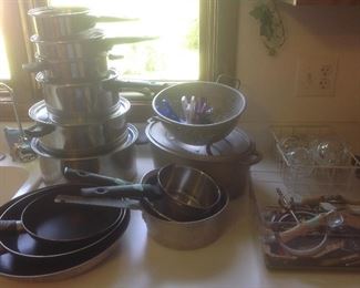 Pots and pans plus bakeware
