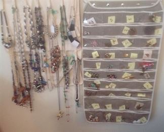 Huge variety of costume jewelry...almost all a dollar.