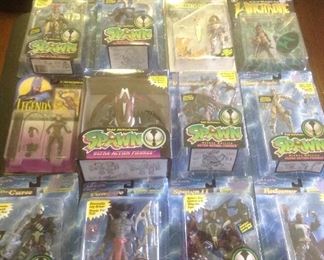 Brand new toys...Spawn series of action figures...Curse of Spawn, Spawn II, the Redeemer, plus Catwoman
