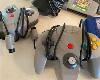 Nintendo N64 Gaming System with Controllers and Games