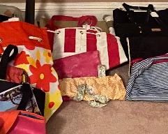 Assorted Designer Purses, Bags, Backpacks