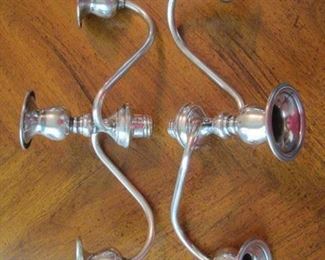 Sterling Silver Candle Holders