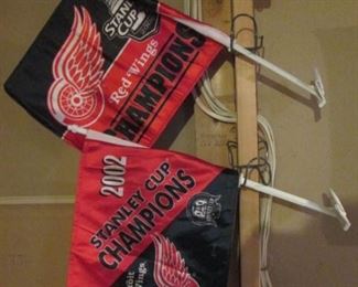 Red Wing Window Flags