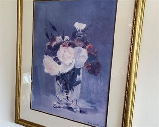 $40 FRAMED FLORAL PRINT
31.5” L x 26” W