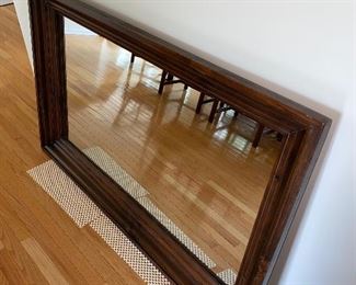 $200 LARGE WOODEN FRAME MIRROR 
58.25” L x 36.25” W x 5”D
