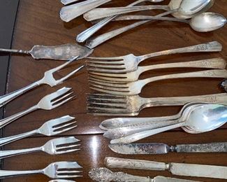 SILVER PLATED FLATWARE 