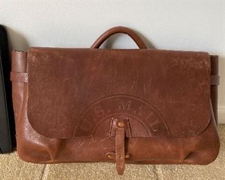 $150 US MAIL BUFFALO JACKSON TRADING CO LEATHER SADDLE BAG