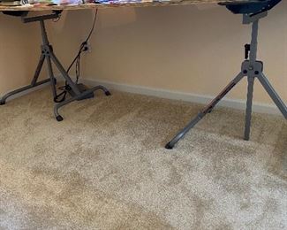 $22 PAIR OF TRIPOD TABLE STANDS