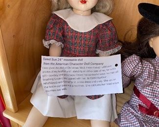$55 VINTAGE SWEET SUE 24" MOVABLE DOLL