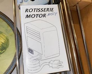 $45 ROTISSERIE WITH MOTOR