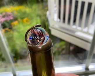$48 VINTAGE KALEIDOSCOPE WITH MARBLE 