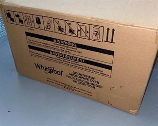 $150 BRAND NEW WHIRLPOOL COUNTERTOP MICROWAVE