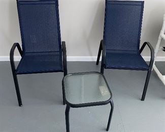 $15 EACH BLUE CHAIR
