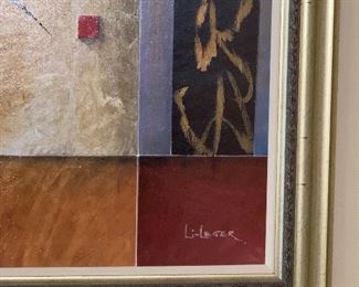 $120 IRIS FRAMED ART / PRINT BY LI-LEGER
43”L x 43” L