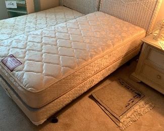 2 TWIN BEDS. $125 - HEADBOARD, MATTRESS/BOXSRING/FRAME $65 - HEADBOARD/MATTRESS/FRAME