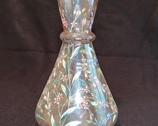 Moser glass decanter/vase