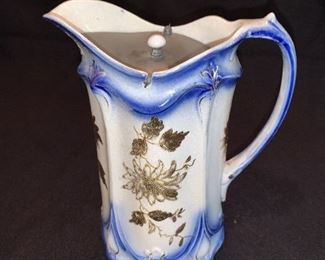 RS Prussia pottery pitcher