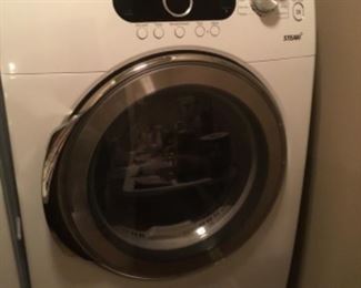 Samsung Washer Dryer set with storage drawers; has stream option - excellent condition. 