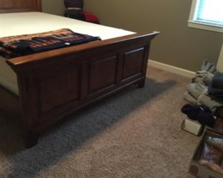 Footboard to queen bed - mattress & Box springs - SOLD