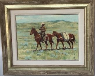 Fred Fellows “Heading to the High Country” 18x24 canvas - $4,500