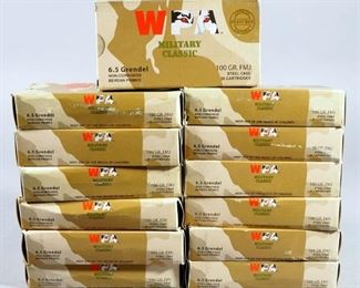 WPA Military Classic 6.5 Grendel Ammo, Approx 260 Rds
