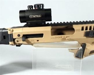 Micro Roni Pistol-Carbine Conversion Gen 3 With CenterPoint Tactical 72601 Red/Green 30mm Sight