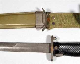 J & D Tool Co U.S. M5 Bayonet In U.S. M8A1 VP Co Scabbard