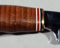 Ka-Bar Game Hook Knife No. 1234, 3.25" Blade, In Leather Sheath