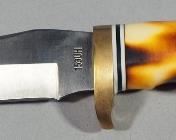 Uncle Henry Fixed Blade Knife No. 153UH, In Leather Sheath With Sharpening Stone, New