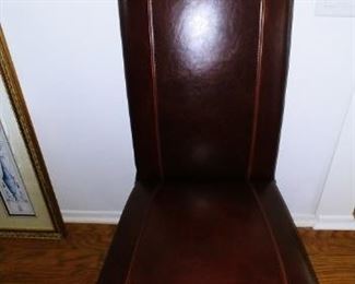 Leather Dining Side Chair 